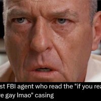If You Read This You Are Gay LMAO meme depicing Hank Schrader from Breaking Bad.