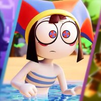 Beach Pomni / Bikini Pomni image example.