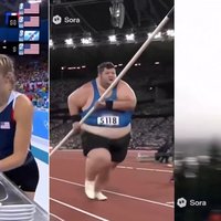 Sora 2 AI Olympic Games ai video examples.