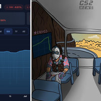Counter-Strike 2 Knife Market Crash image and meme example.