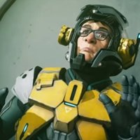 An image of Myles MacKenzie from Metroid Prime 4.