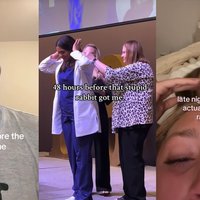 The Rabbit Got Me trend tiktok examples.