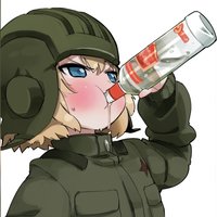 Katyusha Drinking Vodka