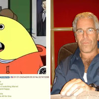 Jeffrey Epstein 4chan Connection image and meme examples.