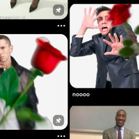 Eminem Throwing Rose Redraws meme example.