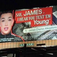 James Charles Allegations Billboard