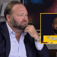 An image of Alex Jones calling LeBron James a vampire.