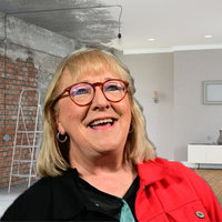 Donna Kelce Home Renovations meme and image example.