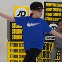 Blue Shirt Kid Sturdy meme and viral video image example.