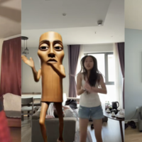 Triple T Dance / Tung Tung Tung Sahur dance image examples.