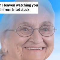 Intel Grandma Guy meme example.