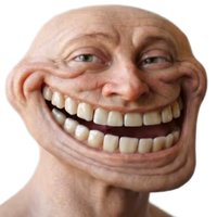 Realistic Troll Face / Hey You Might Know Me Already meme.