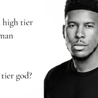 What Is a High Tier Human to a Low Tier God meme example.