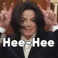 Michael Jackson Hee Hee / HeHe meme example image.