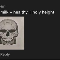 Raw Milk Healthy Holy Height meme and image example.