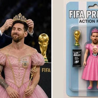 Lionel Messi FIFA Princess meme examples.