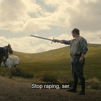 Stop Raping Ser meme from A Knight Of The Seven Kingdoms.
