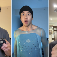 Skull Cap Trend image examples from tiktok.