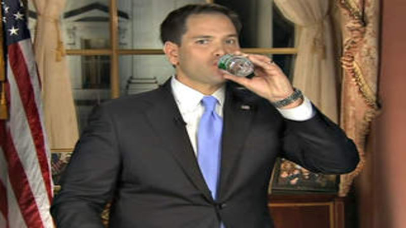 Marco Rubio S Water Break Know Your Meme