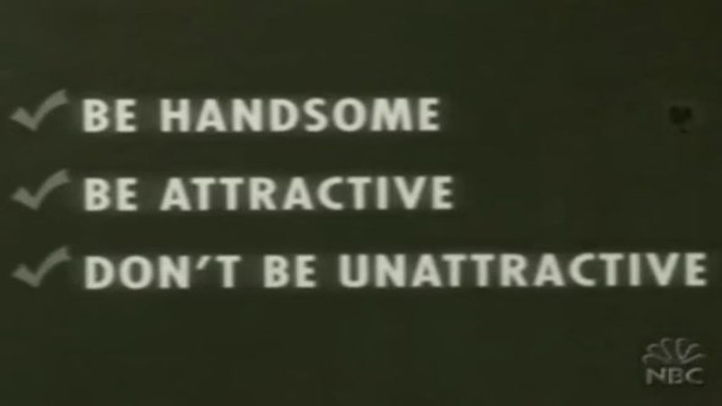 Be Attractive, Don't Be Unattractive