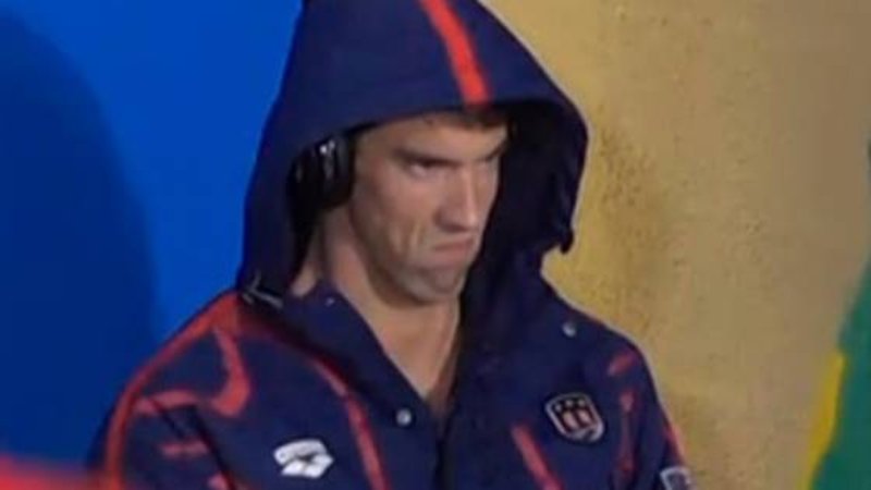 #PhelpsFace / Angry Michael Phelps