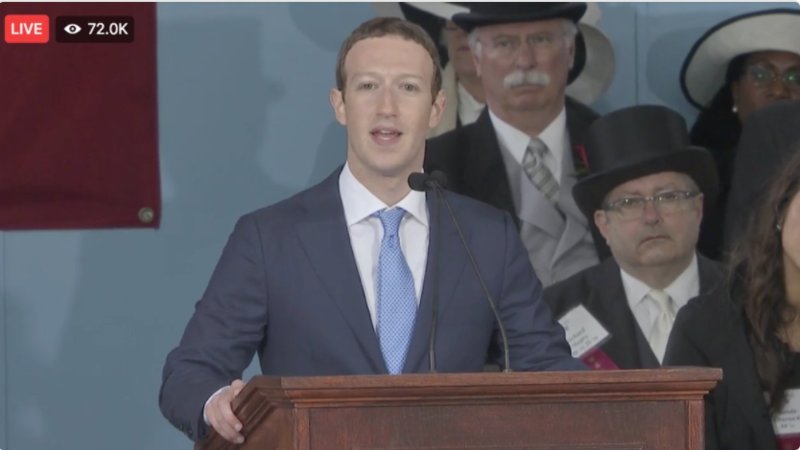 Mark Zuckerberg's Harvard Commencement Speech