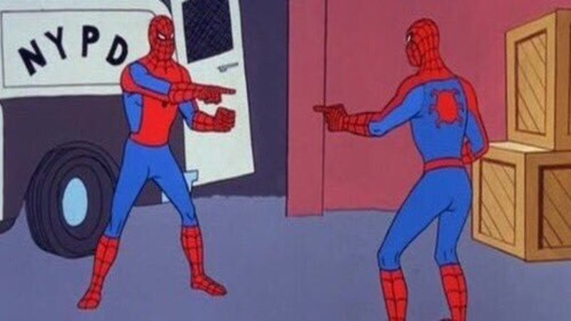 Spider-Man Pointing at Spider-Man Spider-Man Pointing at Spider-Man