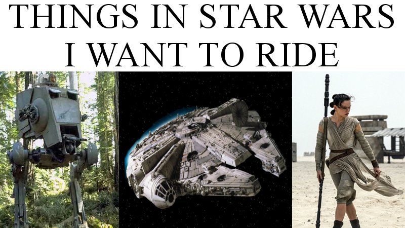 Things I Want to Ride