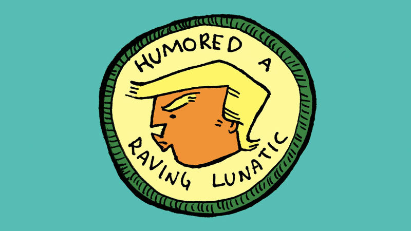 Trump Scout Badges