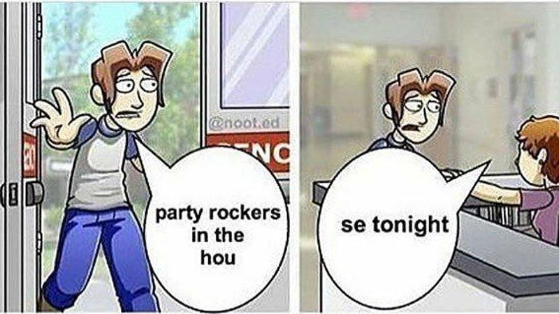 Party Rockers In The Hou Se Tonight