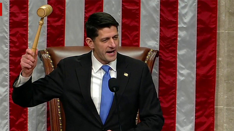 Paul Ryan's Gavel Bang