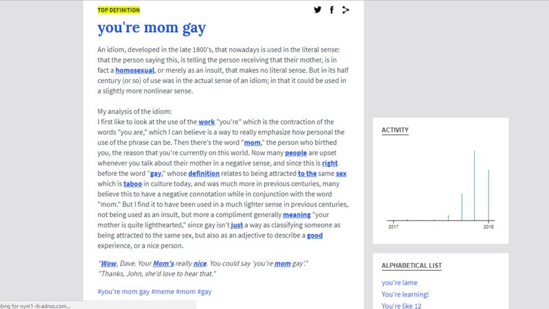 Family/ relation insults