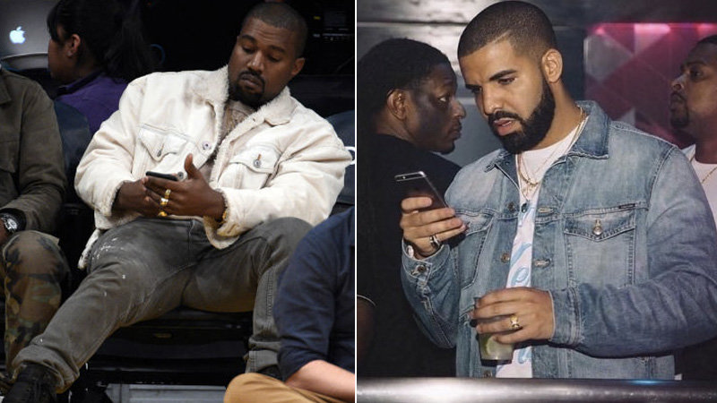 Kanye West and Drake Feud