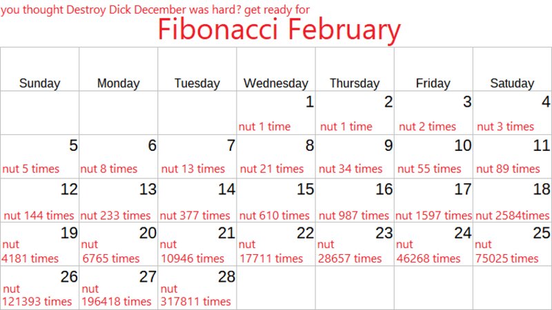 Fibonacci Fap February