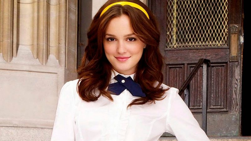 Leighton Meester as Blair Waldorf in Gossip Girl.