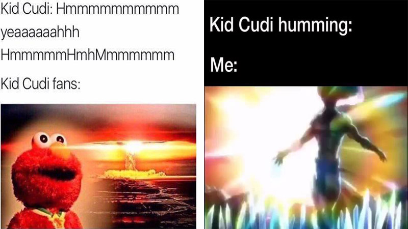 Kid Cudi Humming memes | Cudi hums meme