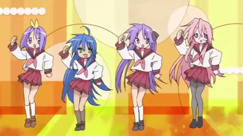 Out Of Touch Thursday Lucky Star anime dance