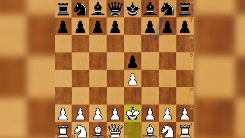 Bongcloud Attack chess move.