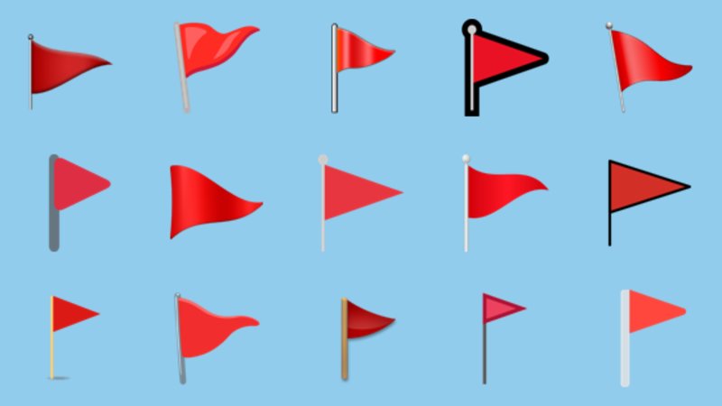 triangular flag emoji