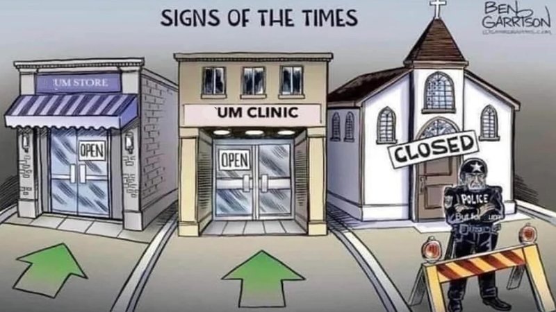 Ben Garrison Cum comics example depicting a photoshopped version of a webcomic from cartoonist ben garrison with the text replaced by "cum" in the image.