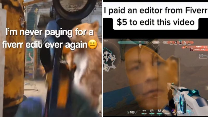 Fiverr Editor memes and videos depicting the I paid someone from Fiverr catchphrase.