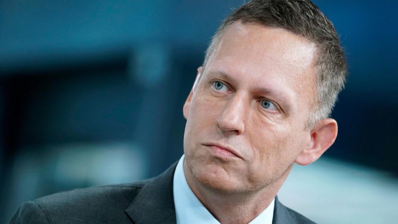 Peter Thiel, looking pensive.