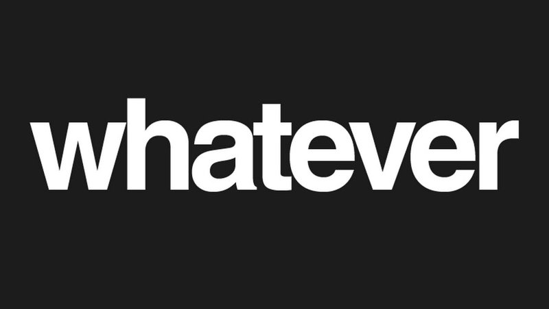 Whatever Podcast logo.