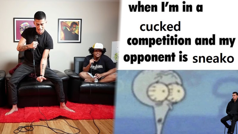 Sneako's Cuck Story Sneako Cuck Story meme example.
