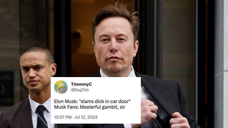 elon musk masterful gambit sir meme and tweet example.