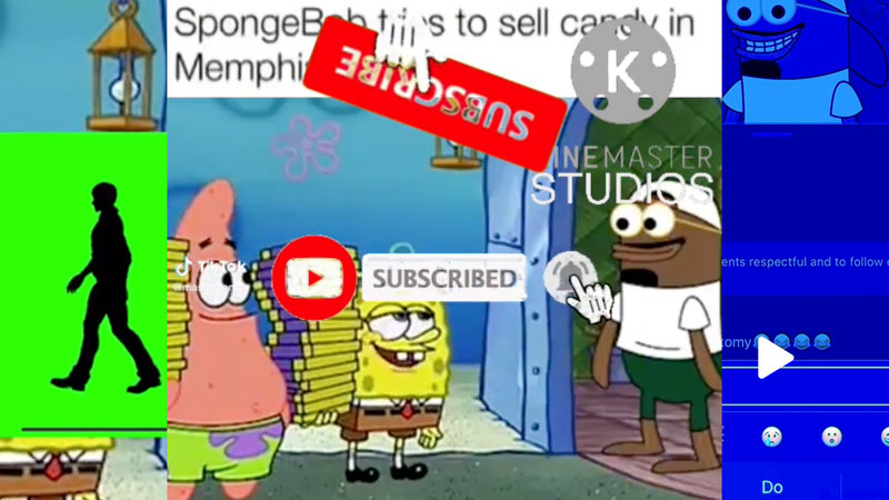 SpongeBob Tries To Sell Candy In Memphis meme Hood Irony Lobotomy