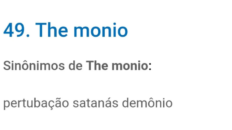 The Monio (Demon)