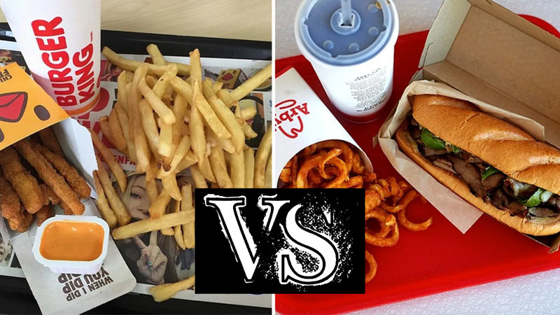 Fast food you can fuck meme example depicting burger king vs arbys.