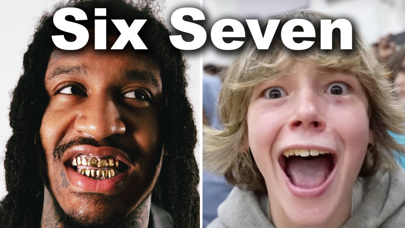 67 meme / six seven meme image examples from TikTok.