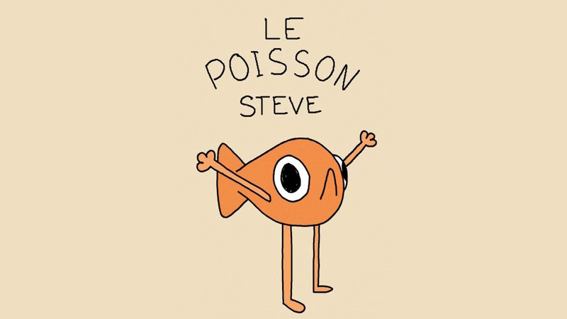Sweat à Capuche Drôle - Le Poisson Steve Meme - Coupe Classique Et Col Tissé